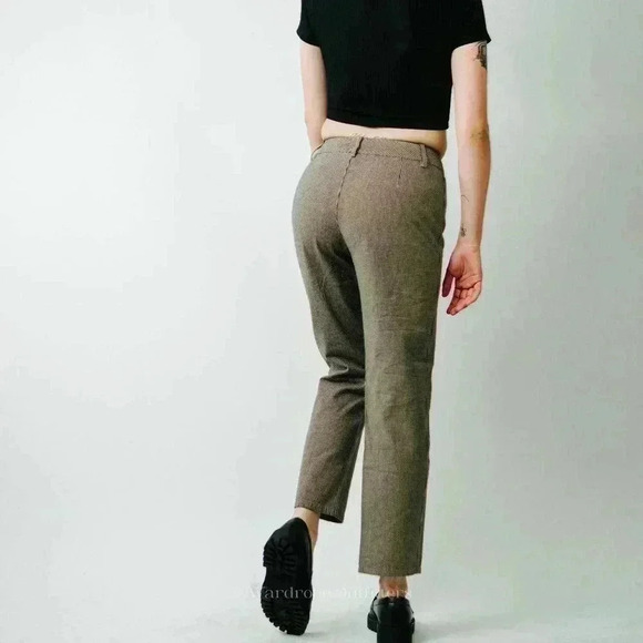 Lizwear Liz Claiborne Gingham Checker Plaid Trouser Pants - 6 - Picture 5 of 11